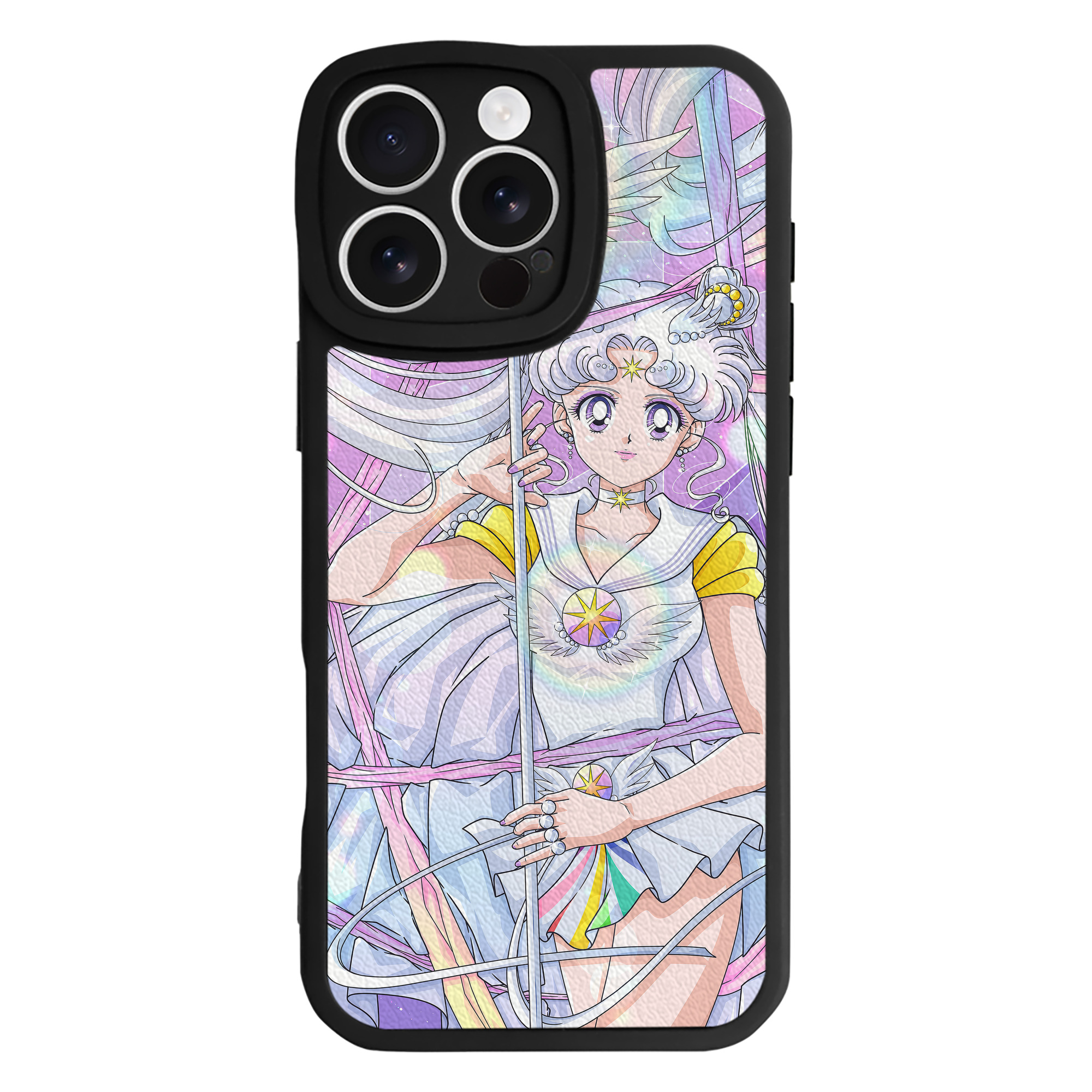 （画像用） 美少女戦士セーラームーン Sailor Moon 【iPhone 16シリーズ対応】シリコンスマホケース（レザー調） 材質：シリコン